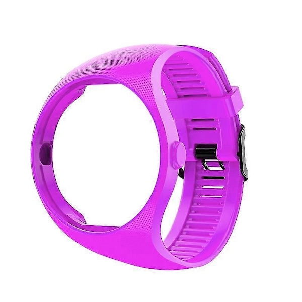 Til Polar M200 Silikonerem Stødsikker Armbånd Svedtæt Håndledsbånd Vaskbar Purple