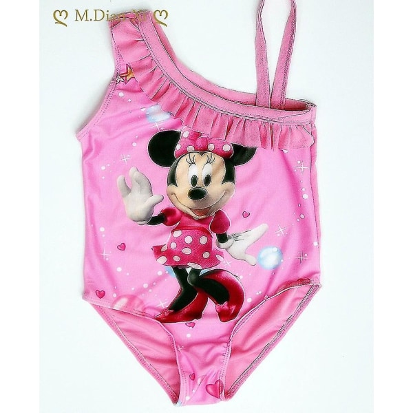 Flickor tecknad baddräkt i ett stycke babykjol söt bikini baddräkt style 7 XL
