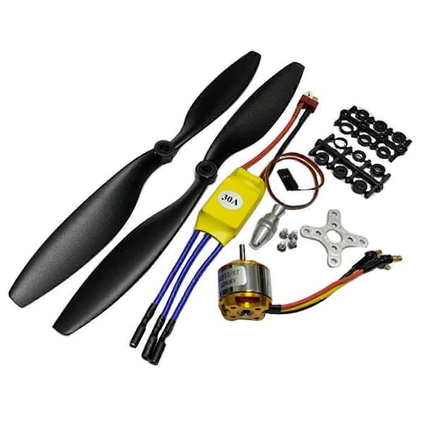 2212 1000KV 6T Børsteløs Outrunner Motor+30A ESC+1045 Propeller Kit til RC Fly Multikopter