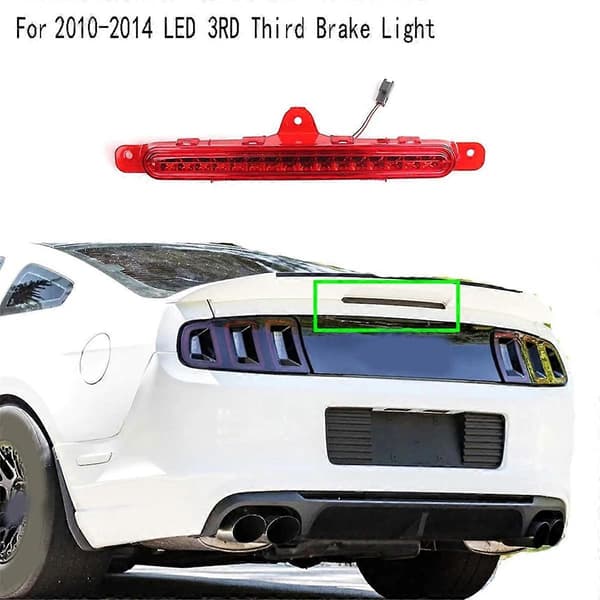 LED 3:e Tredje Bromsljus Högt Monterat Bromsljus för 2010-2014 TZOA008-EHS1 AR3Z13A613A Röd