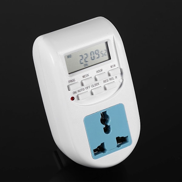 1 stk. AC220V-240V Multifunktionel LCD Digital Timer Stikkontakt Timing Udtag Switch Ny