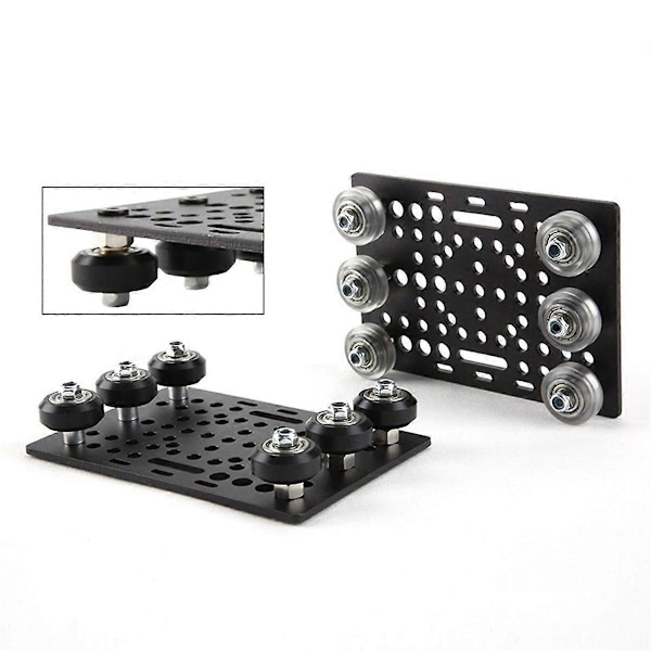 V-Slot Gantry Sæt 20-80mm Gantry Plade med Hjul til V-Slot Aluminiumsprofiler CNC Router og 3D Printer Del-A