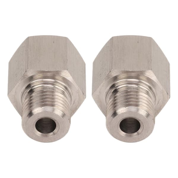 1/8in NPT Hun til M10 X 1.0 Han Trykmåler Sender Adapter Rustfrit Stål Lækagesikker Universal til Biler