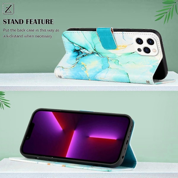 Marmor Mønster Cover til iPhone 13 Pro Max LS003