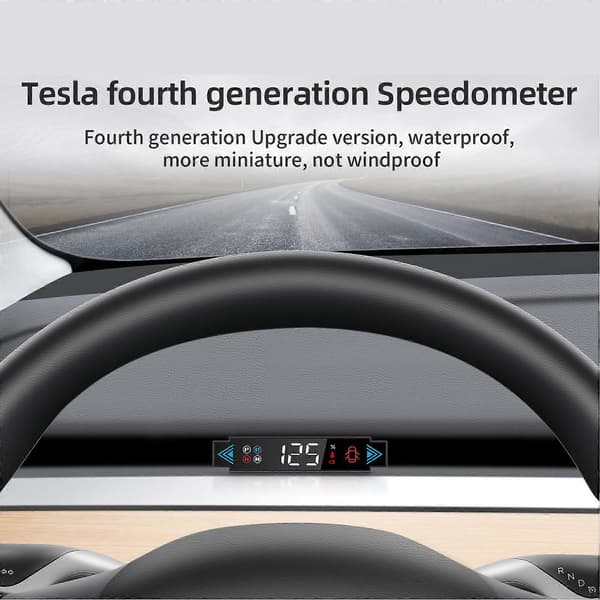 LCD HUD Display Dashboard Speedometer Gear Blinklys Monitor Udskiftning til Tesla Model 3 Y