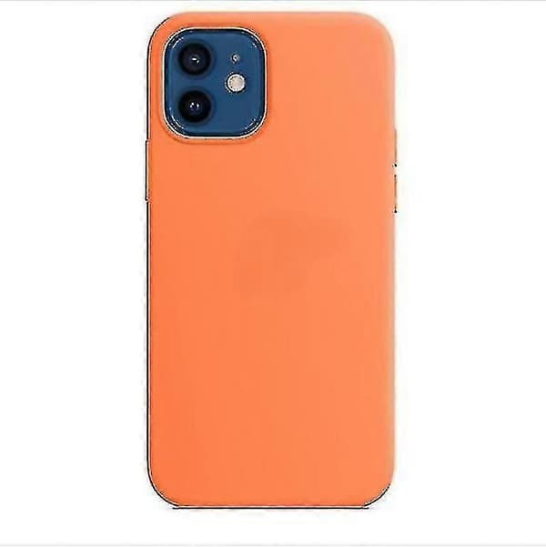 Silikoneetui med Magsafe til iPhone 12 12 Pro Kumquat