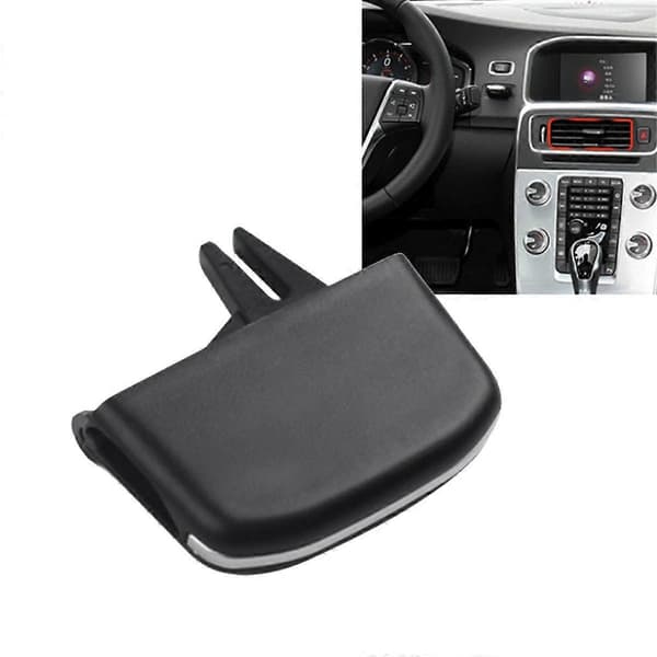 Bil Dashbord Midtre Lang A/C Ventilasjon Uttak Fane Klips Reparasjonssett for S60 2011-2019 Luftventil Justeringsspenne