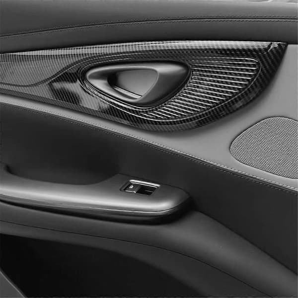 Bil Innvendig Dørstripe Panel Trim Deksel Karbonfiberfarge for Seal / ATTO 4