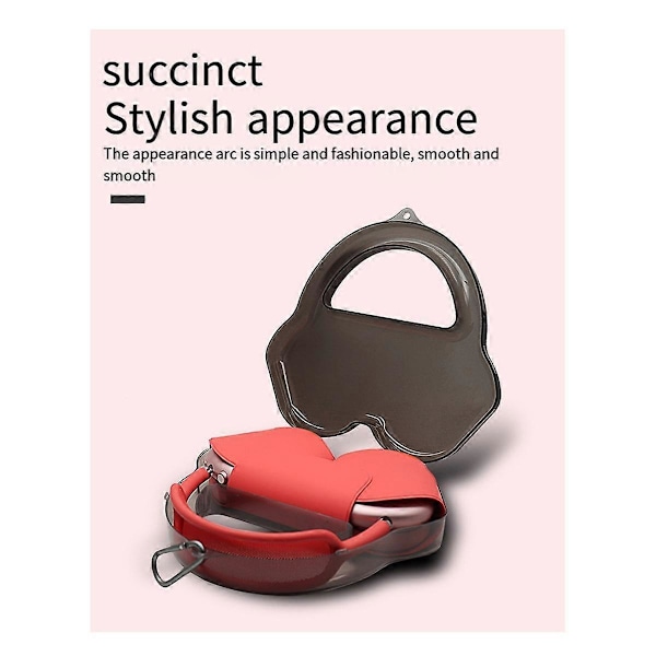 Skyddsfodral för Max - Portabel Förvaringslåda för Hörlurar, Transparent Resefodral för Headset