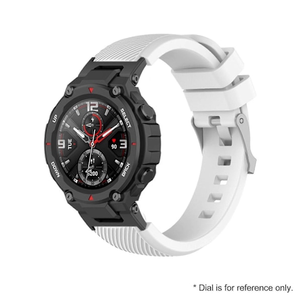 Silikon Armband Kompatibelt med Huami Amazfit T-Rex T-Rex Pro Klockarmband Ersättningsband white