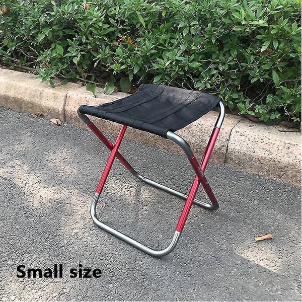 Camping Folding Stool Mini Utendørs Sammenleggbar Slakkstol Sete