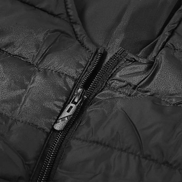 Opvarmet Vest V-hals Smart Konstant Temperatur Åndbar Varm Varmevest til Vinter Sort 7XL