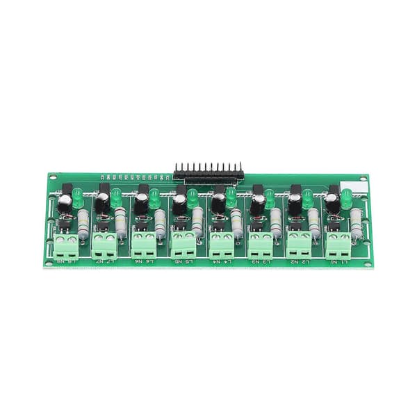 Optokobler Isolasjonskort 8 Kanal PLC Spenningsdeteksjonsmodul 220V AC for DIY