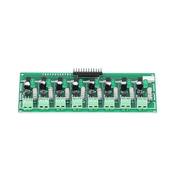 Optokopplarisoleringskort 8 Kanal PLC Spänningsdetekteringsmodul 220V AC för DIY