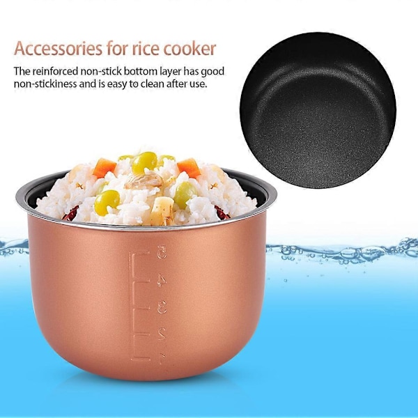 Non-stick Indre Gryde Liner Beholder Udskiftningstilbehør til 1.5L 1.6L Riskoger