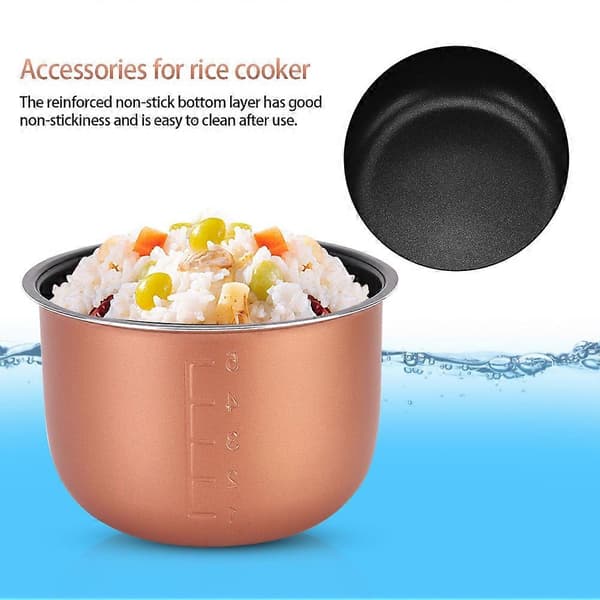 Non-stick Innvendig Kokekar Beholder Erstatningstilbehør for 1.5L 1.6L Riskoker