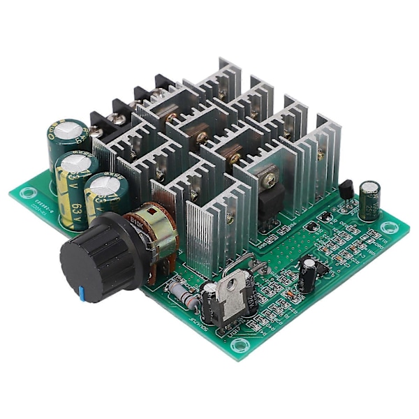 Motorvarvtalsregulator PWM Kontrollbrytare Regulator 60A DC 24V Underspänningsskydd