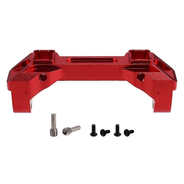 Aluminiumlegering -4 Främre Bas Stötfångarbalk för -4 1/10 RC Crawler TRX4 RC Bil Uppgraderingsdelar Röd