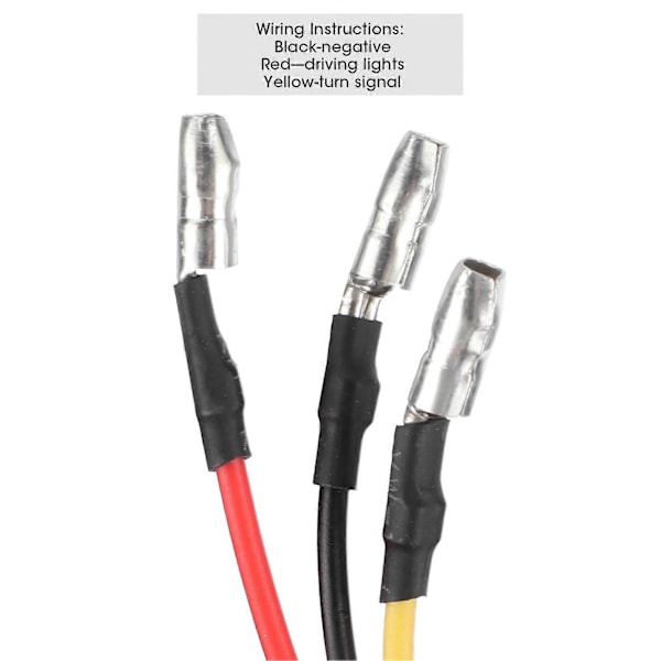 2 stk. Motorcykel LED Blinklys Dynamisk IPX66 Vandtæt Universal M10 Blåt og Gult Lys