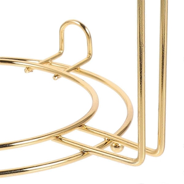 Kaffekopholder Stand Kop Plade Organizer Metal Krus Træ Kopper Kaffekrus Træholder Kaffekop Display Hænger Rack