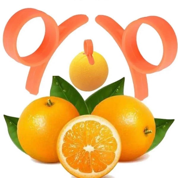 10-delars Praktisk Orange Grapefruktsskalare Fruktskalare Skivskärare Citron Fruktskivare Ring Köksprylar
