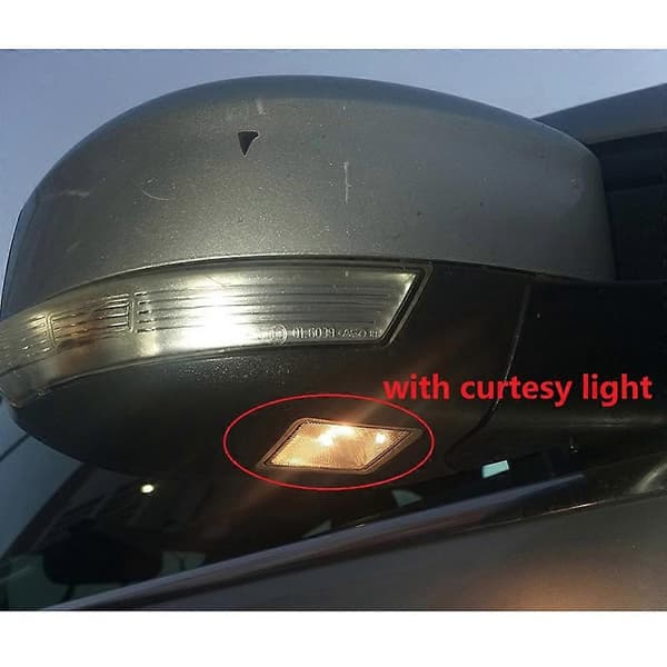 Bil Backspegelhus Ram Trim med Hål för Pölbelysning för Focus MK3 MK2 2012-2018 Mondeo MK4 2008-2014