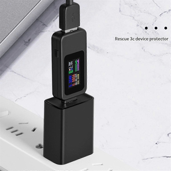 10 i 1 USB-testare DC Digital Voltmeter Amperimetro Strömspänningsmätare Amp Volt Amperemeter Detektor Power Bank Laddare