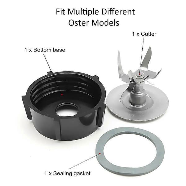 Juicekannerbase Bladforsegling Gummipakning Erstatningssett for Oster Blender