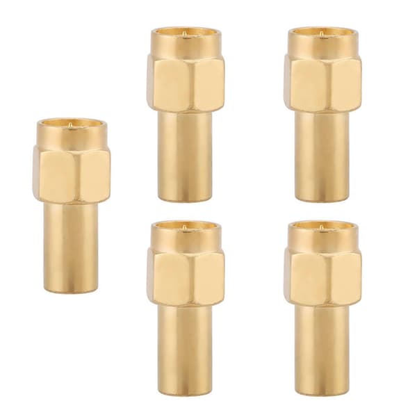 5 stk. SMA hannkontakt RF koaksial tilpasset terminator termineringslast 50 Ohm 2W
