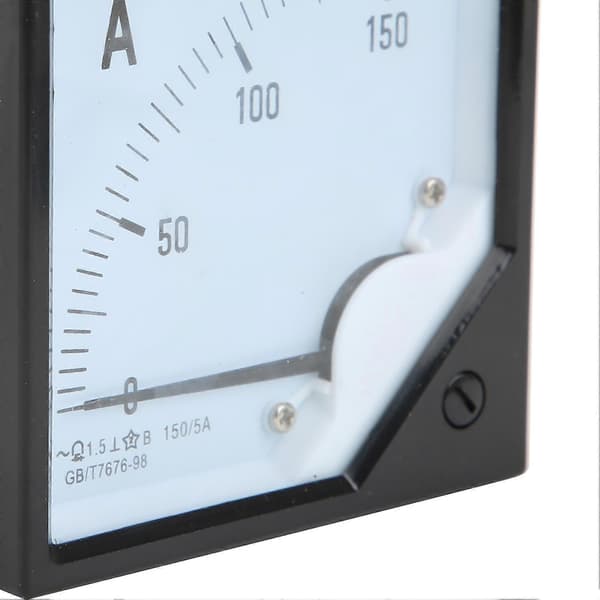 6L2 150A/5A AC Pointer Amperemeter Analog Panel Strømmåler Nål Panel Ampere Meter