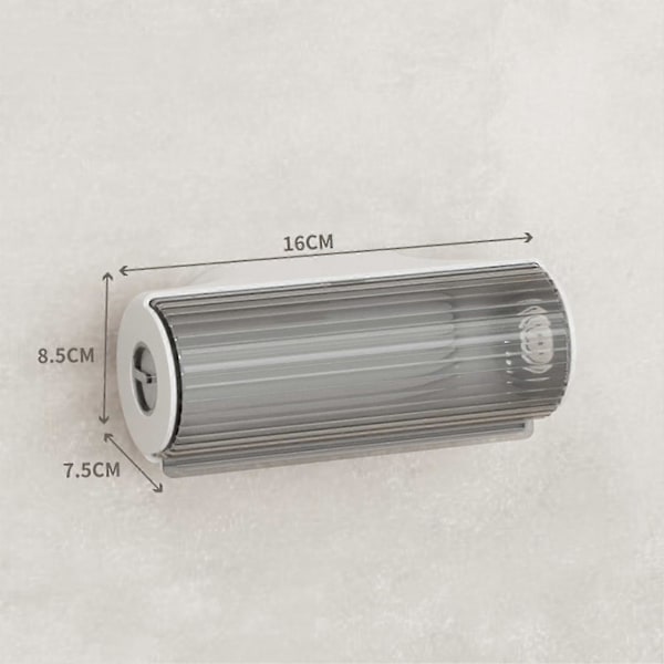 Väggmonterad soppåsedispenser plastpåsar shoppingpåsebehållare Bright White