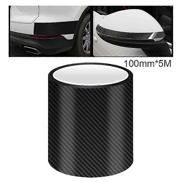 Etu- ja takaoven kynnyssuojateippi useimpiin autoihin, hiilikuitutarra 100mm*5M