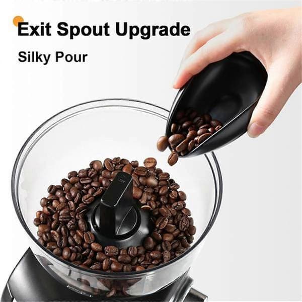Kaffebönsdoseringskopp och Sprayflaska Set Keramisk Kaffebönsbehållare för Espresso med 30ml Spruta Vit