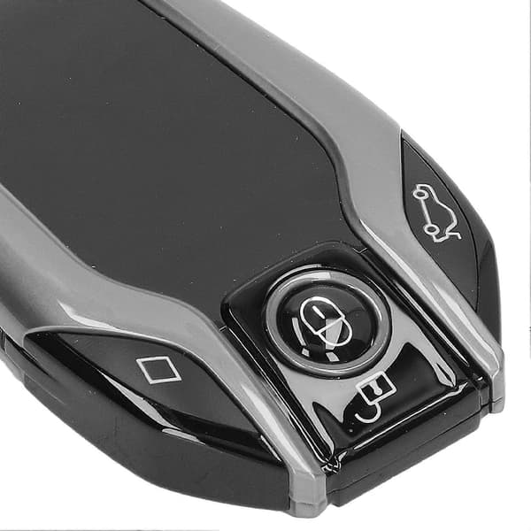 Universal TK800+ LCD Touch Screen Smart Key Fjärrkontroll Nyckellös Start för Alla Modeller med Start Stop Motor Knapp Silver