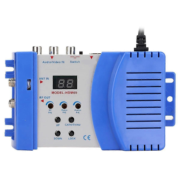 HD Modulator Digital RF Modulator PAL NTSC Format Drive Free, -Kompatibel med RF Modulator AV til RF