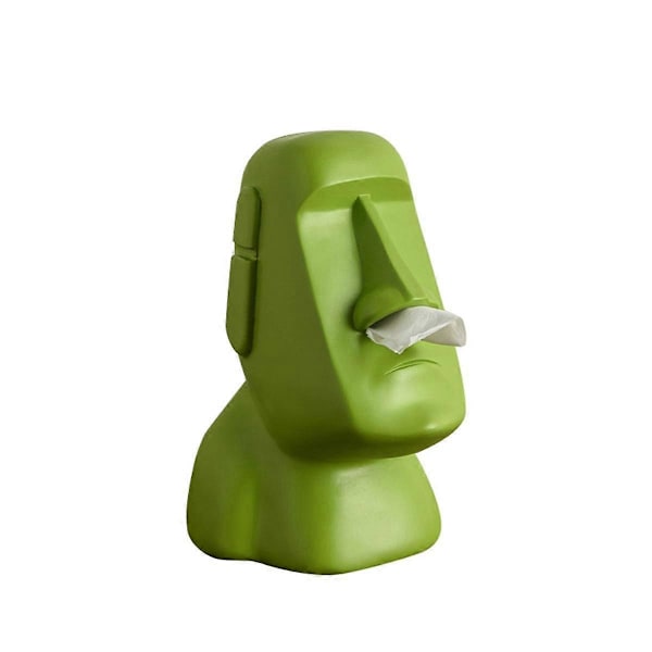 Servettlåda Nordisk Stil Stenstaty Näsborre Papperslåda Servett Pappershållare Låda 3D Toalettpapper Heminredning D
