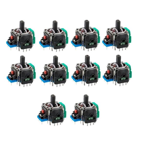 10 stk. Hall elektromagnetisk joystick til spillekonsol 3D Hall joystick sensor potentiometer