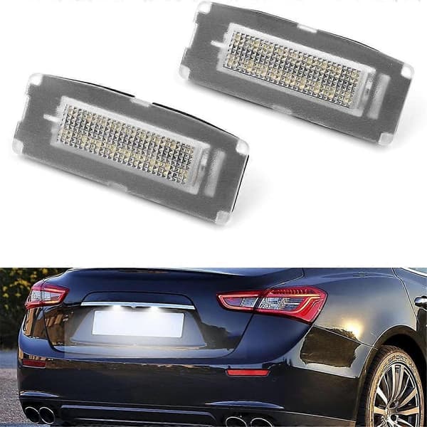 Bil LED Nummerpladelygte 673001401 til M157 2014-2020 Bil Nummerplade Lampe