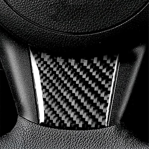 Til 5 Serie E60 2004-2007 Kulfiber Bilrat Betræk Trim Sticker Interiør Tilbehør