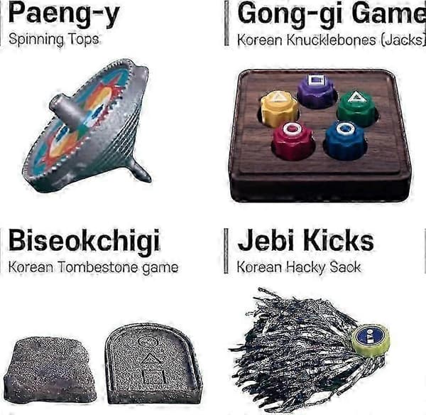 Squids Koreansk Folkespil Sæt, Koreansk Traditionelt Spil