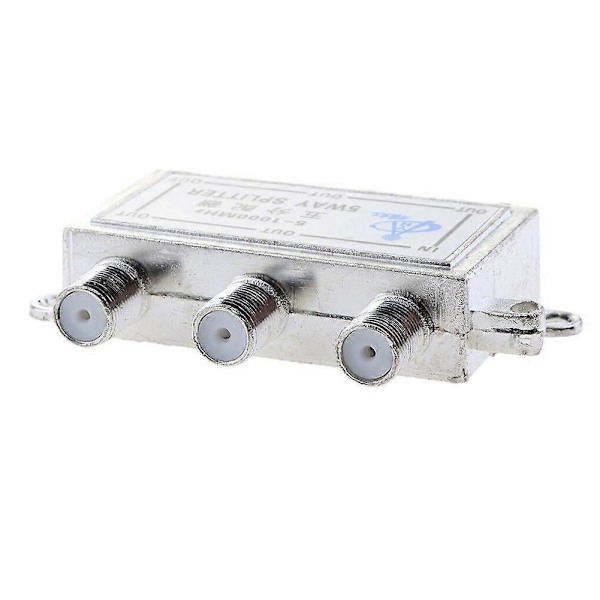 Metall 5-veis koaksialkabelsplitter for satellitt-TV-antennesignaler 5-2050MHz QinHai