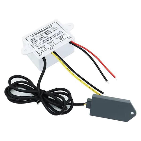 W3005 220V Digital Fuktighetskontroller Instrument Fuktighetskontroll Bryter Hygrometer SHT20 Fuktighetssensor EU Plugg