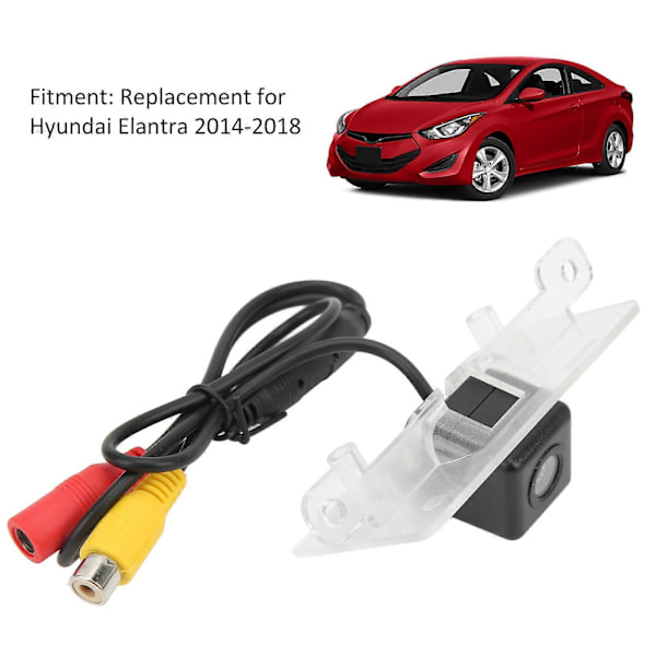 Bil Bakkamera CCD Sensor Nattesyn HD Farvebillede Vandtæt Udskiftning til Hyundai Elantra 2014?2018