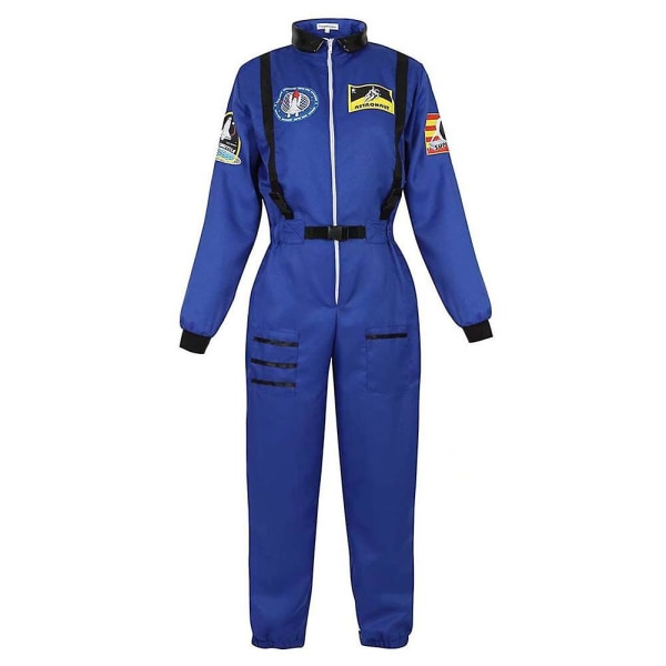 Halloween Astronaut Cosplay Kostym Personlig Space Man Rollspel Bodysuit För Kvinnor Män Pink Adult 170