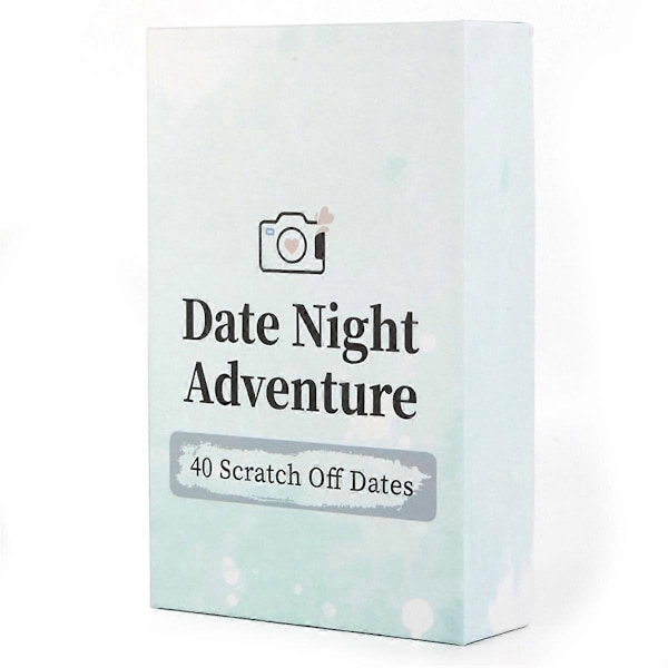 Date Night Adventure Date Ideer for Par Date Night - Unike Skrapelodd Date Night Kortspill, Gaver til Kjæreste