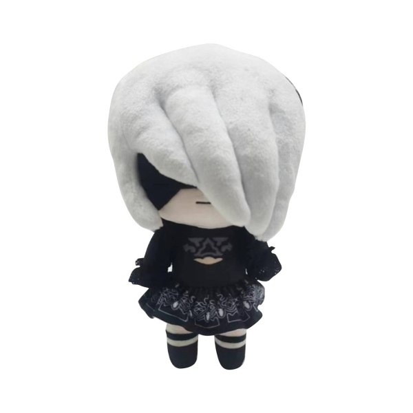 Nier Automata plyschleksak Nier Automata 2b spel tecknad docka girl