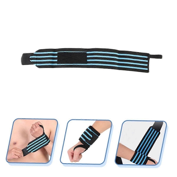 Tyngdlyftningshandledsrem Kompressionshandledsband Elastiskt handledsband Träningsutrustning Band Sport Handledsskydd B