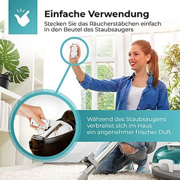 Doftstickor Doftblock Set Ersättning för Kobold VK 140 VK 150 Dammsugare Luftfräschare