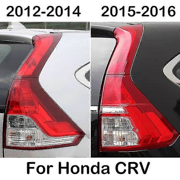 For Honda Cr-v Crv 2012 2013 2014 2015 2016 Bil Bakre Støtfanger Baklys Baklampe Skall Deksel Uten Pærer Ryggelys Bremselys Low Left 12-14