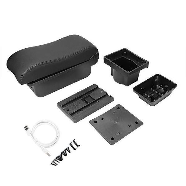 Oppbevaringsboks for midtkonsoll i bil, armlene, passer Skoda Octavia A5